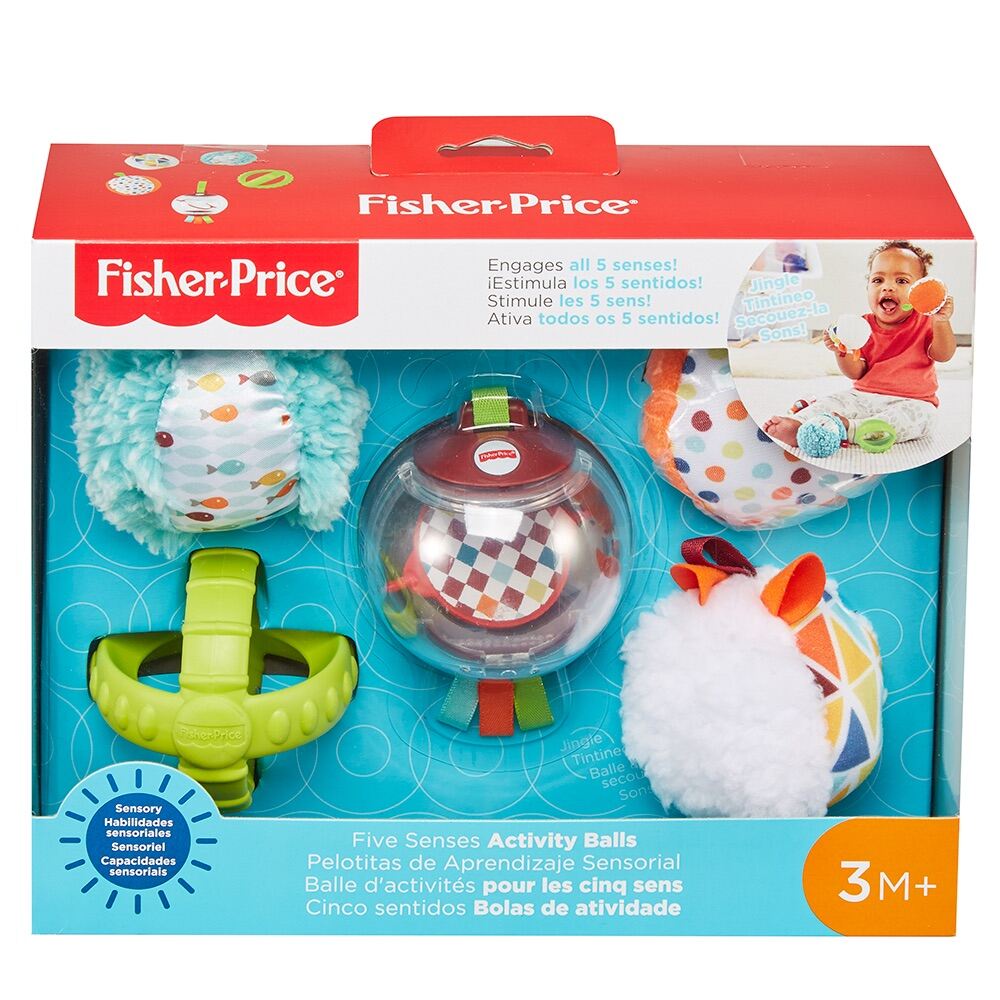 Fisher Price Five Senses Activity Balls Toys for Infant Newborn Kids Shopee Malaysia