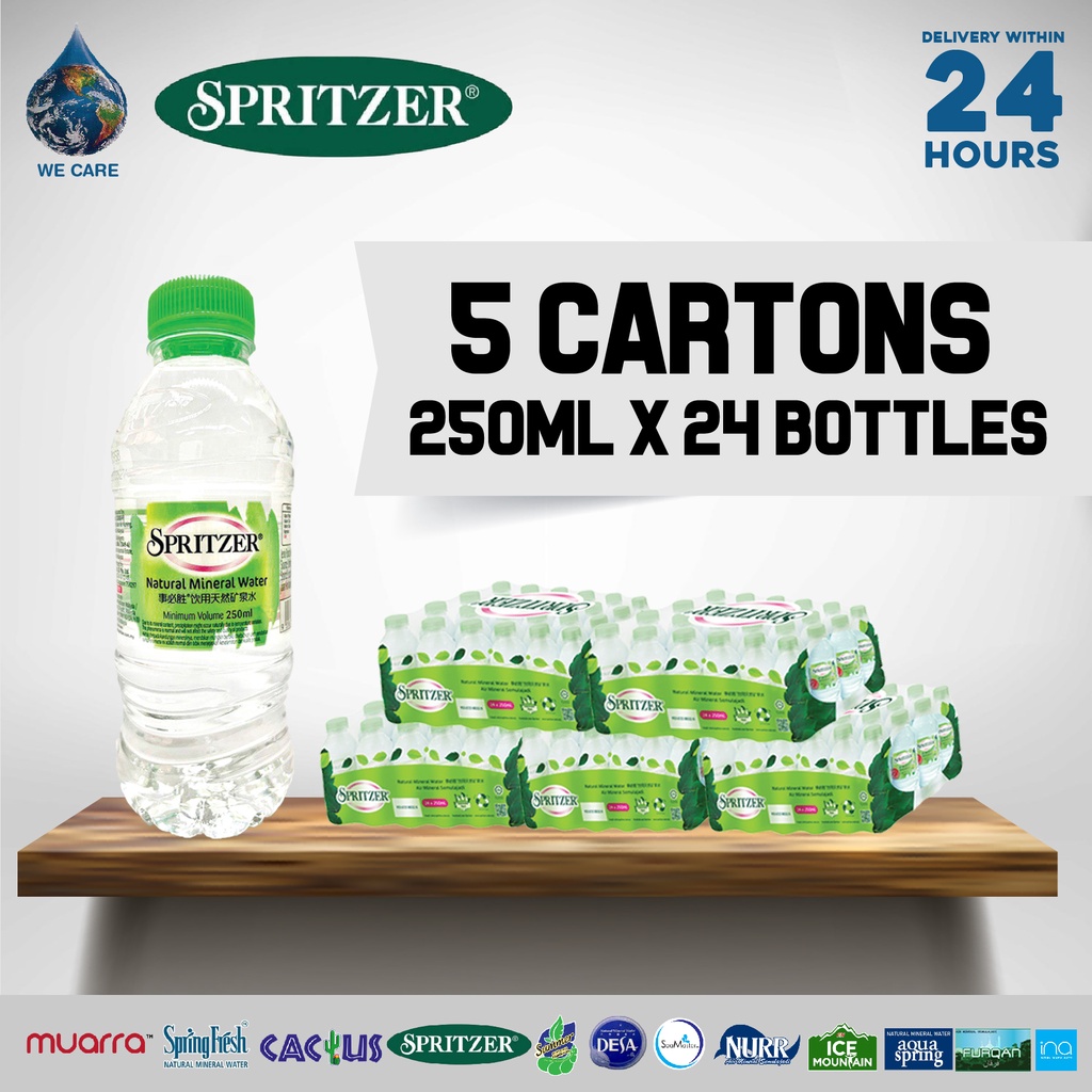Spritzer Natural Mineral Water 250ml x 24