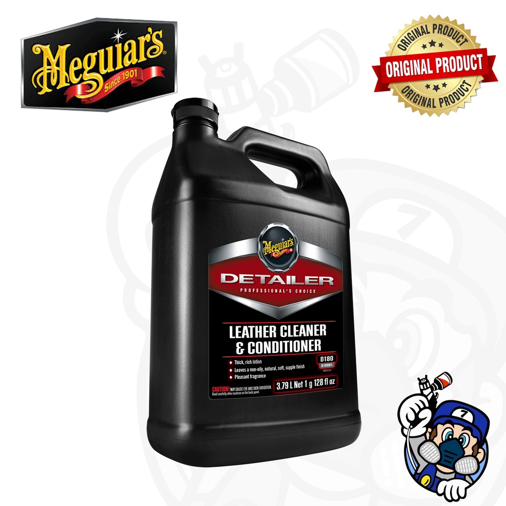 MEGUIAR'S Leather Cleaner & Conditioner D18001(1gallon) Shopee Malaysia