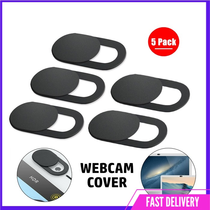 001 5 Pc Webcam Cover Slider Camera Shield Privacy Protection Sticker