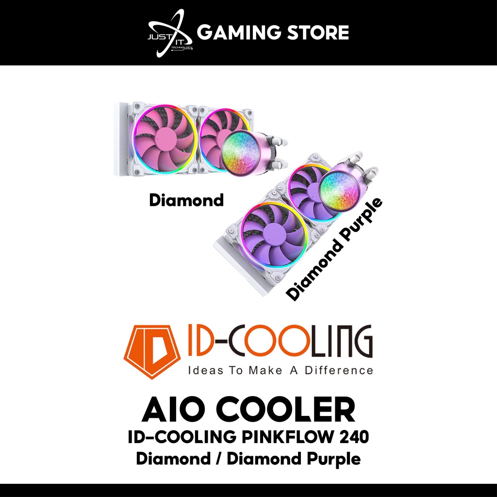 ID-COOLING PINKFLOW 240MM ARGB DIAMOND / DIAMOND PURPLE ( IDC-PINKFLOW ...