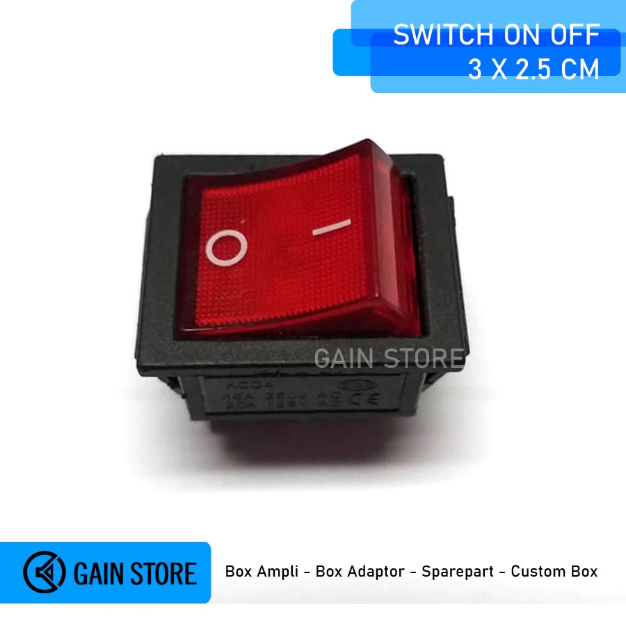 3 X 2.5 Rocker On Off Switch | Shopee Malaysia