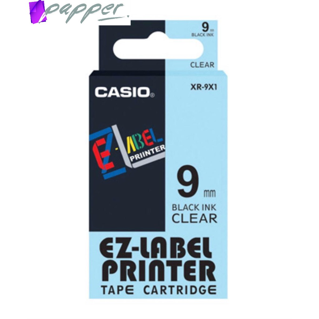 Casio EZ Label Printer 9mm Black Ink Shopee Malaysia
