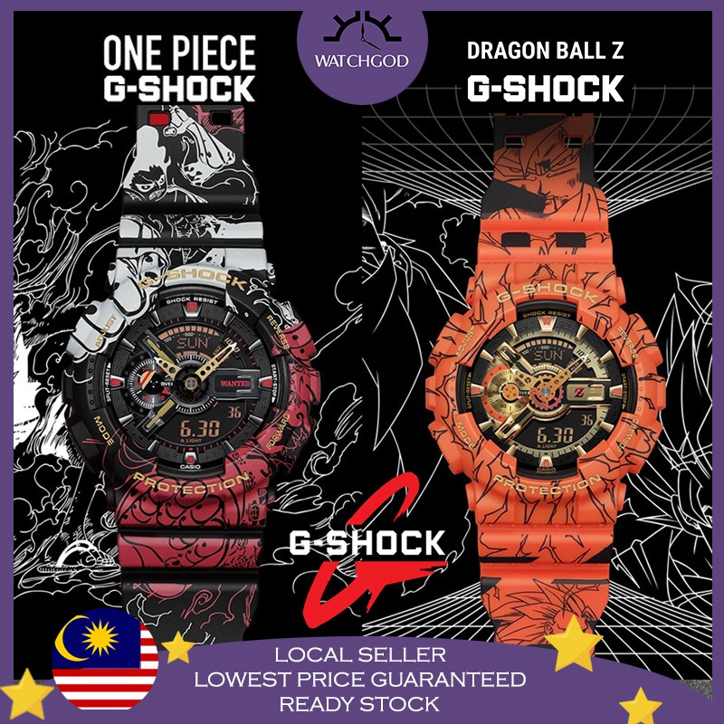 Casio G Shock x One Piece Dragon Ball Sports Gshock G Shock