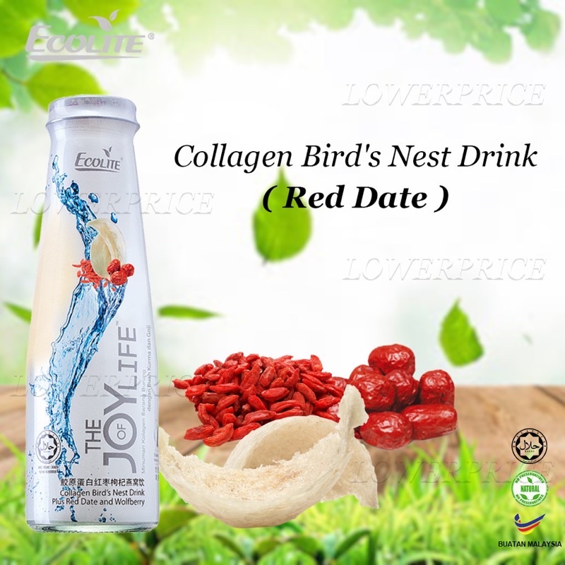 Ecolite Bird Nest Collagen 250ml Air Sarang Burung Ecolite The Joy Life