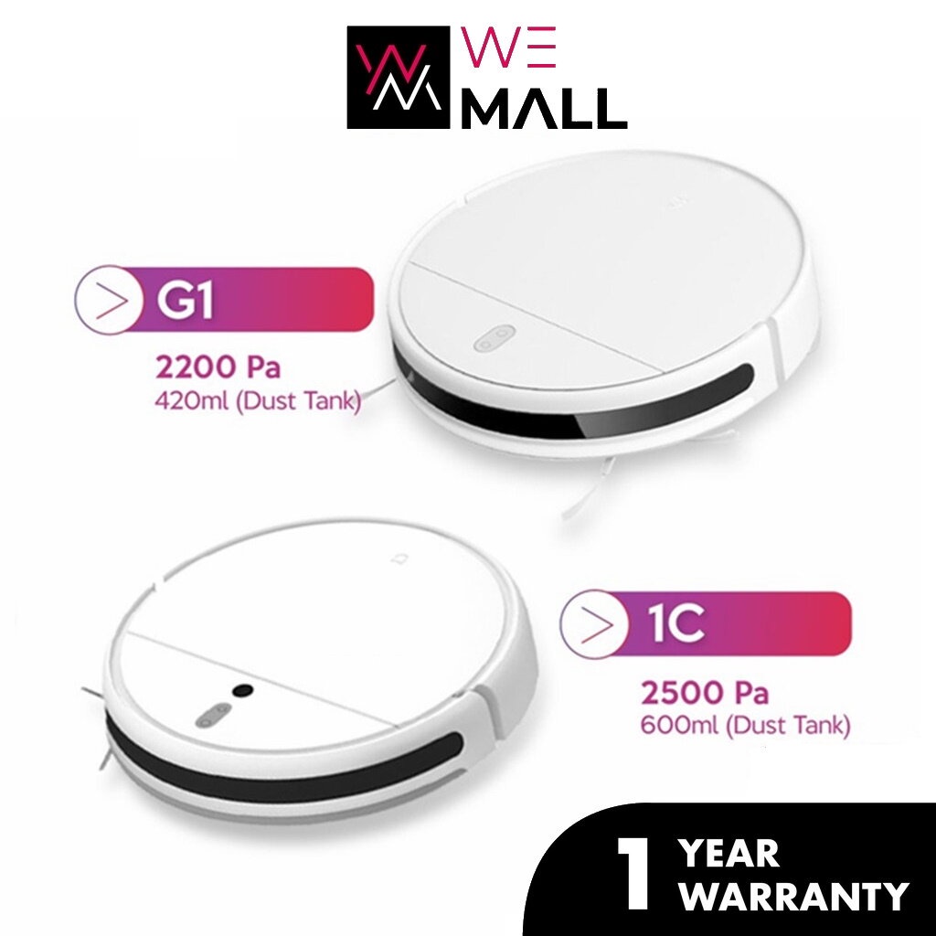 Xiaomi Mi Robot VacuumMop 1C / G1 1 Year Warranty Shopee Malaysia