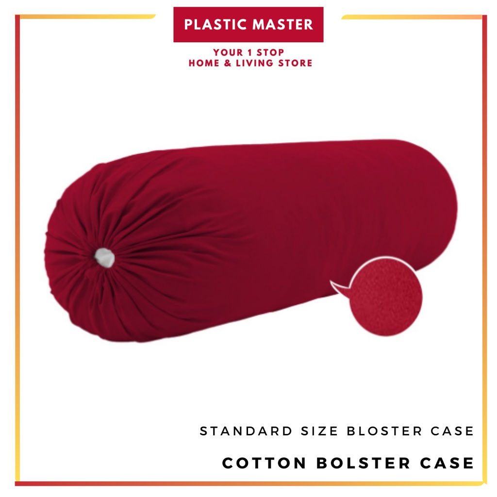 Cotton Bolster Case Multiple Color High Quality Cotton Pillow Case Home