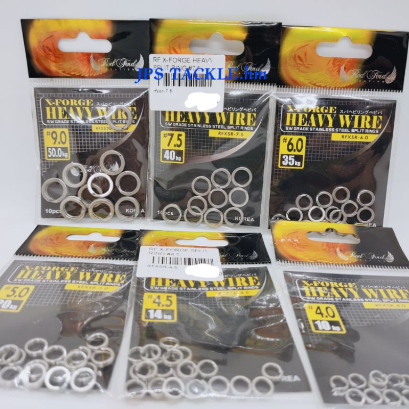 Rod Ford X-Forge Heavy Wire Split Ring SW Grede Stainless Steel