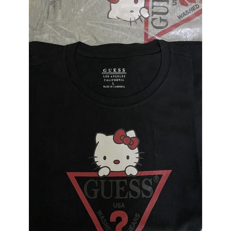 Guess hello kitty t fashion shirt