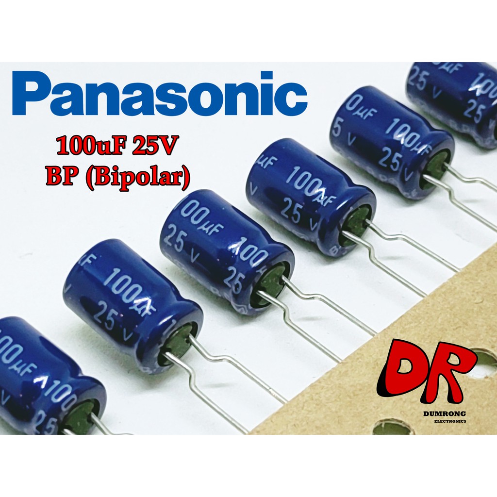 (10pcs) 100uF 25V PANASONIC U BP (Bipolar) Capacitor Audio Grade Japan ...