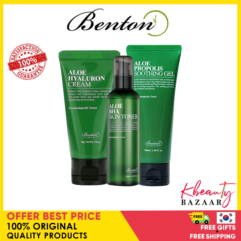 [BENTON] Aloe BHA Skin Toner 200ml (Hydrating / Soothing), Aloe ...