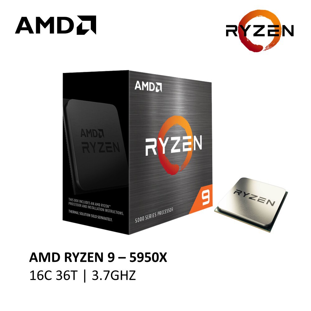 AMD RYZEN 9 5950X 16 CORE 32 THREADS AM4 PROCESSOR Shopee Malaysia