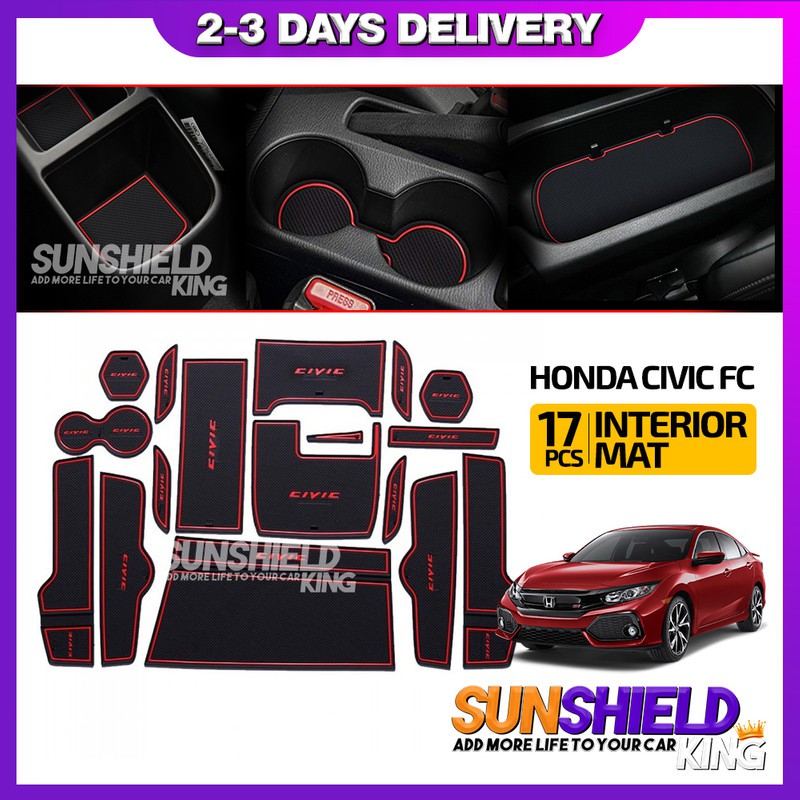 Honda Civic FC Interior Slot Mat Shopee Malaysia