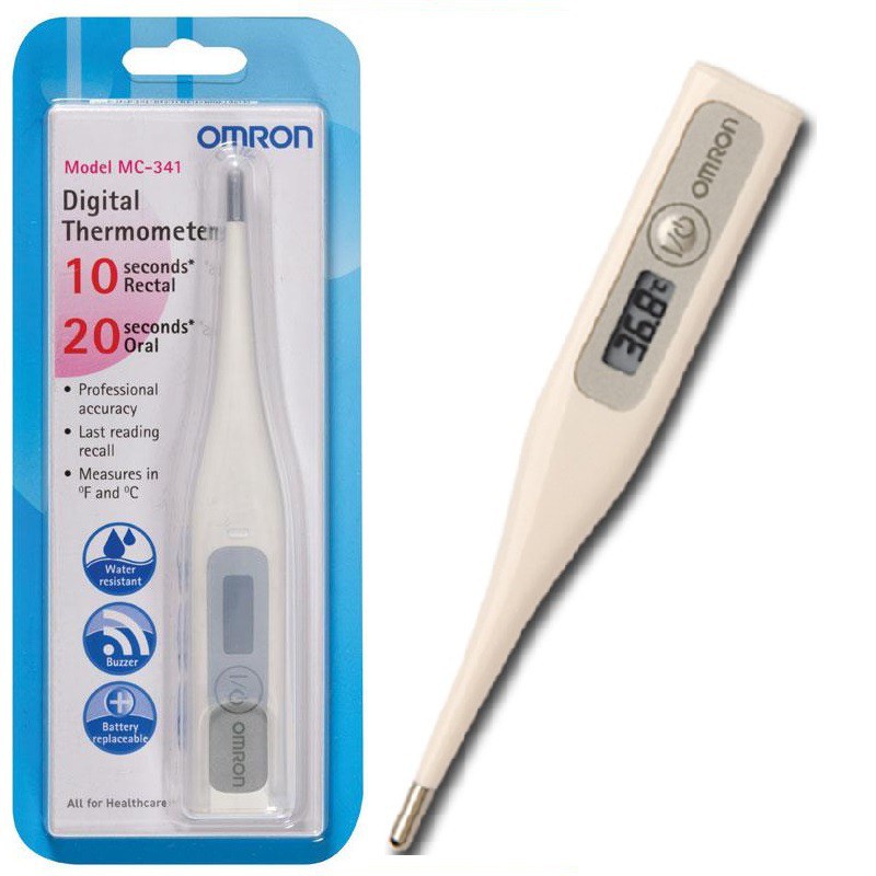 OMRON DIGITAL THERMOMETER MODEL MC341 Shopee Malaysia