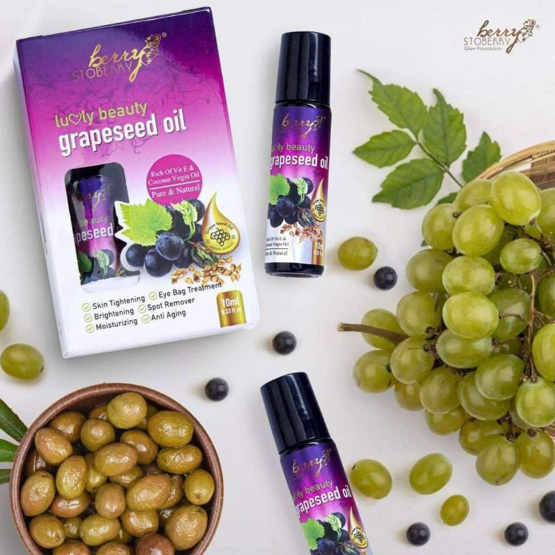 GRAPESEED OIL BY BERRY STOBERRY 💯[READY STOK]💯 Shopee Malaysia