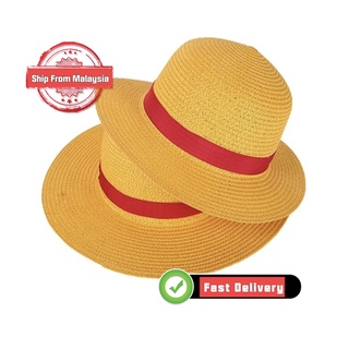 ONE PIECE Luffy Ace Straw Hat Anime Character Cosplay Props Cowboy Hat  Straw Hat Sunscreen Sun Hat Flat Cap Cartoon Costume Gift