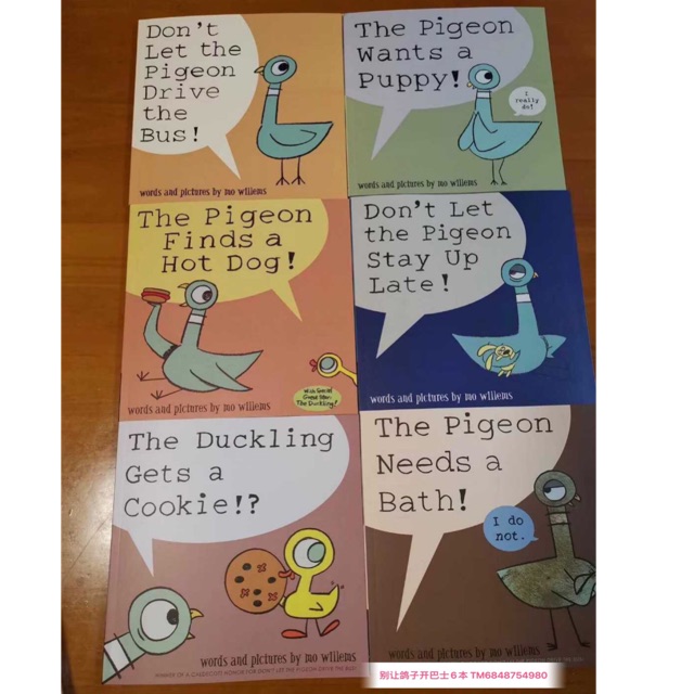 💖FREE PENINSULAR SHIPPING WITHOUT VOUCHER💖UPGRADED 7 BOOKS ️THE PIGEON ...