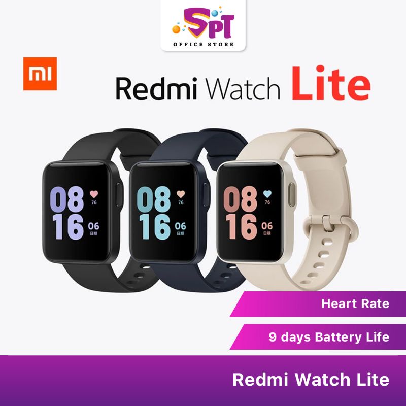 Xiaomi Mi Watch Lite Built in GPS/GLONASS 120+ Watch Face Health