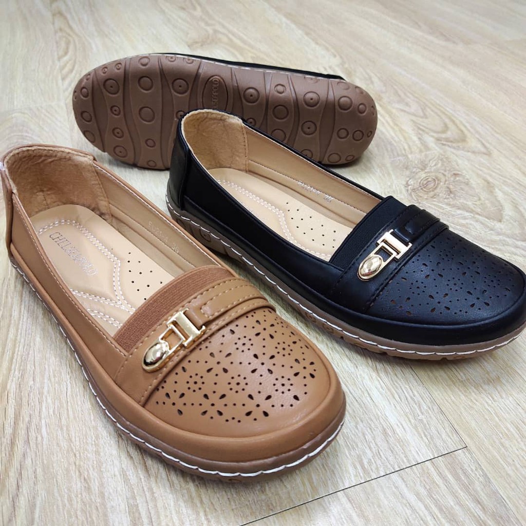 Kasut Wanita Bertutup Women Flat Shoes Fashion Saiz 36 42 Shopee Malaysia