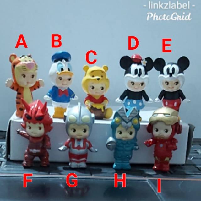 Selling DISNEY MASK Action figure minatur Display Unit pooh mickey ...