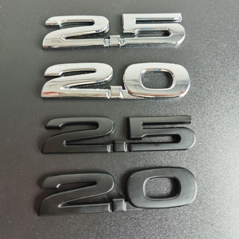 Silver Chrome Front Grille Emblem Badge For Mazda 2, 3, 6 - OEM Style Replacement