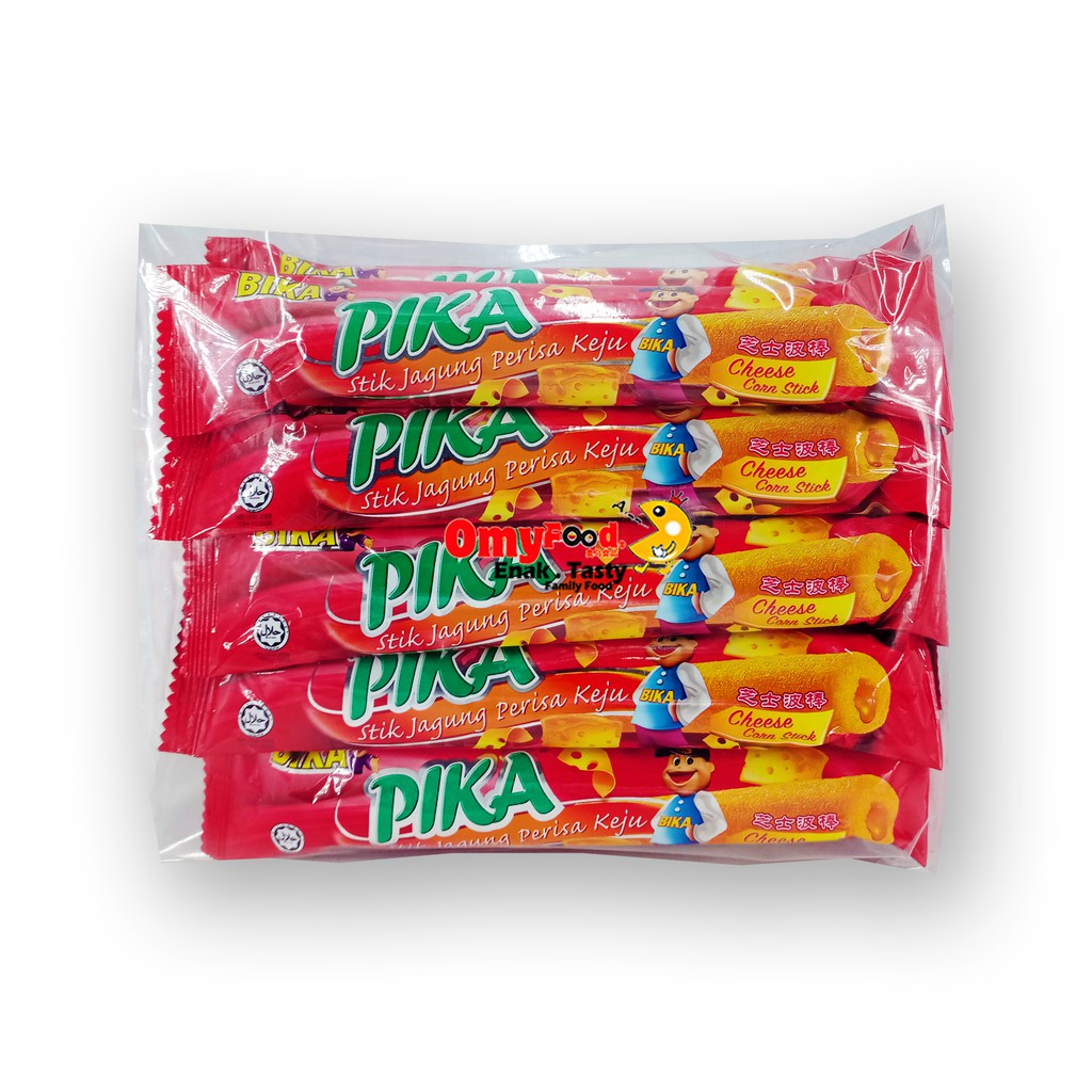 8pcs Bika Bagi-Bagi Pika Corn Stick, Big D, Bing Bing [Chocolate ...