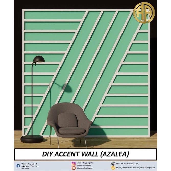 Wall Panel/ Wall Art / Accent Wall / MDF /Wainscoting Expert : AZALEA ...