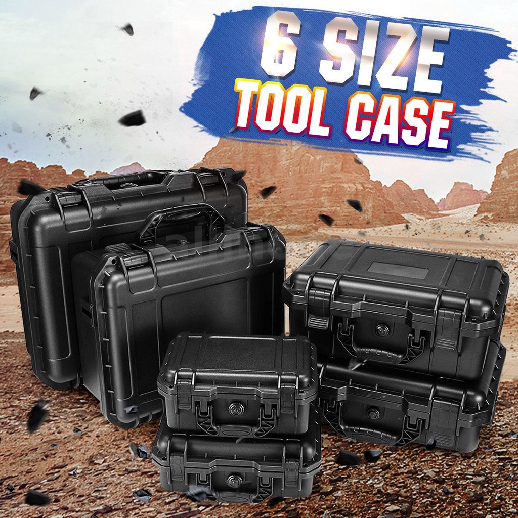Allinone Waterproof Shockproof Hard Tool Case Box Sealed Safety Box Bag