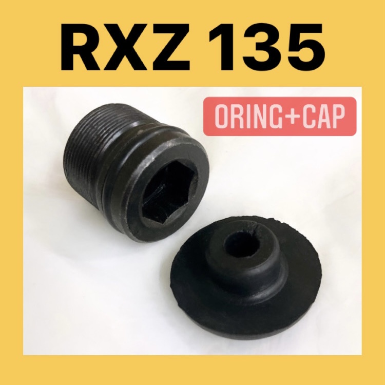 Yamaha RXZ 135 RXZ135 RXZ-135 Fork Tube Nut + Cap + Oring Front Fork ...