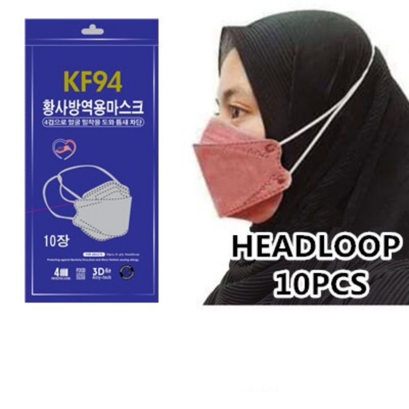 K94 HEAD LOOP MASK - HIJAB MASK | Shopee Malaysia