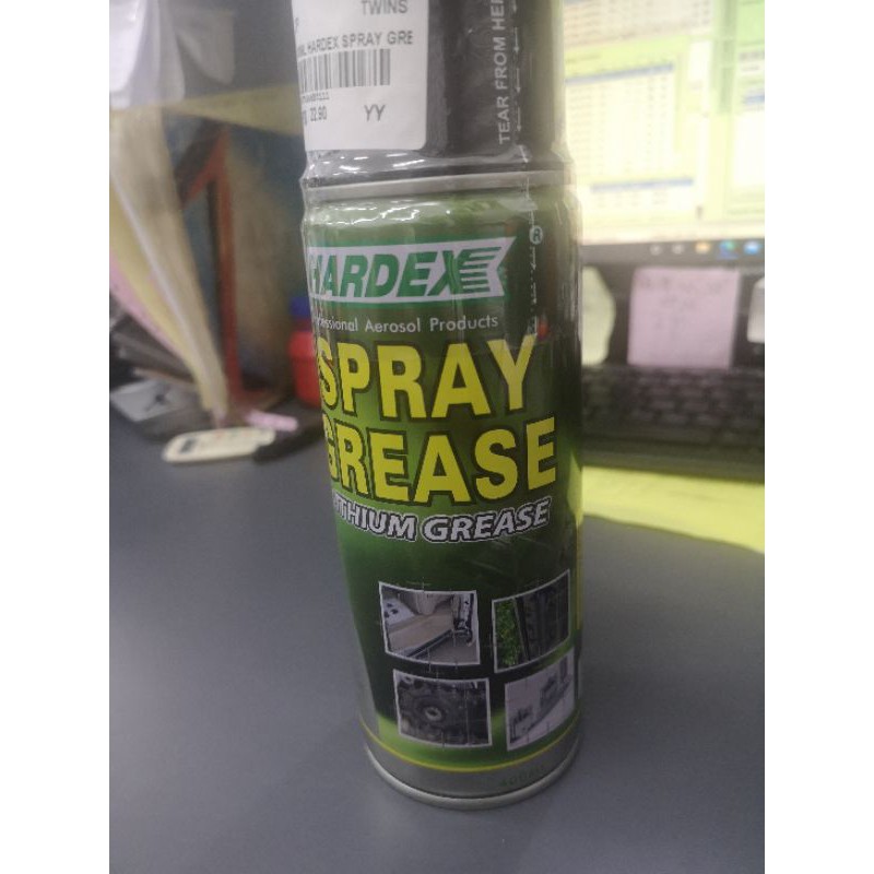 SPRAY GREASE HARDEX LITHIUM GREASE HD600 400ML Shopee Malaysia
