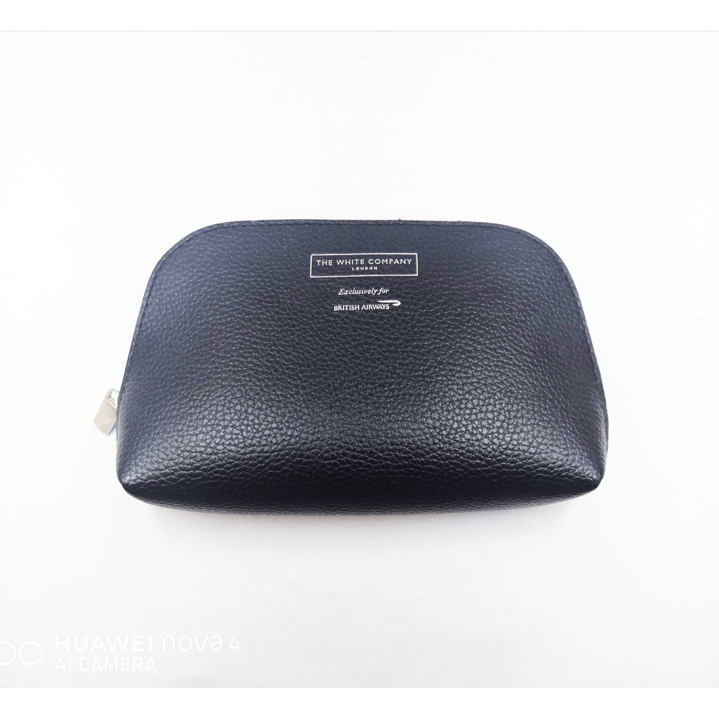 The white best sale company makeup bag