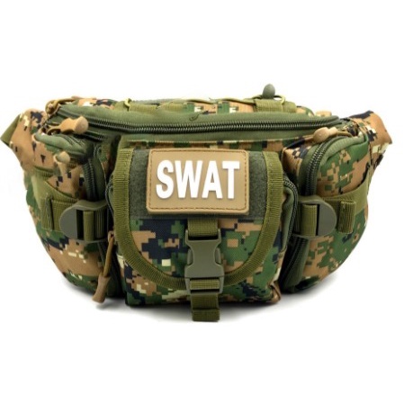 SWAT Army Military Chest Bag Outdoor Camping Hiking Pouch bag travel bag  askar pinggang kain cotton