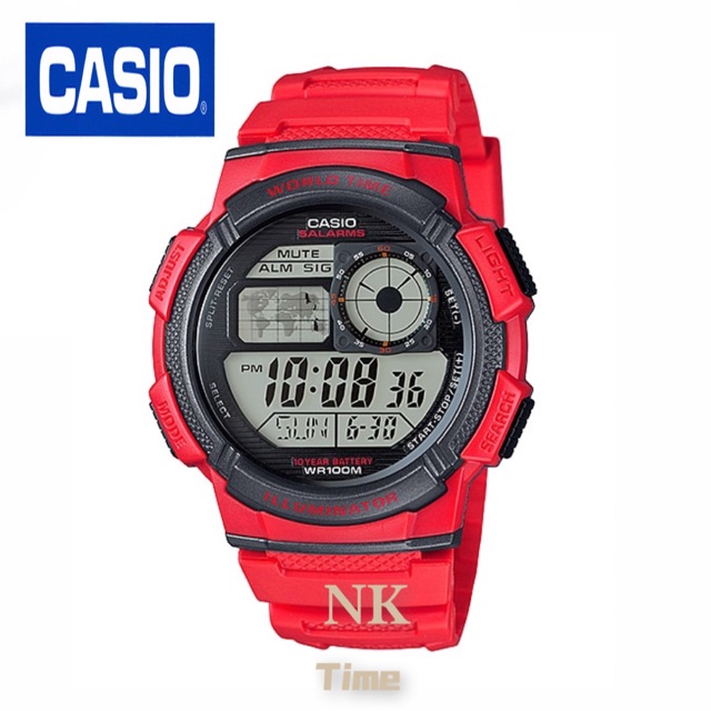 CASIO AE 1000W 4AV AE 1000W 4A AE 1000W WORLD TIME WATCH 100 ORIGINAL Shopee Malaysia