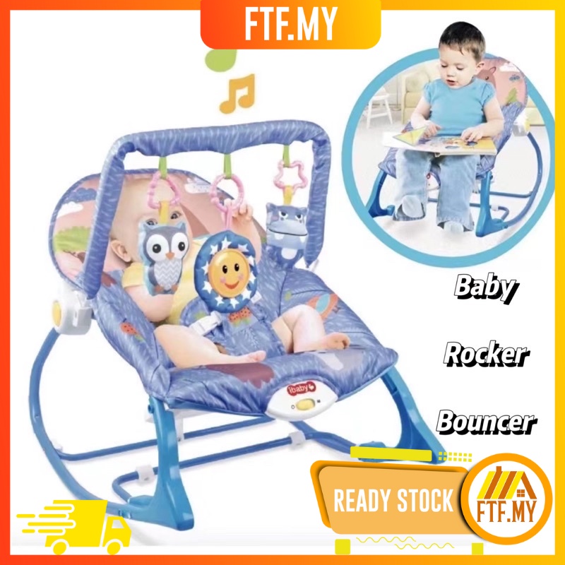 Baby Premium Rocker Bouncer Newborn Music Sleeping Ti Ibaby Rocking ...