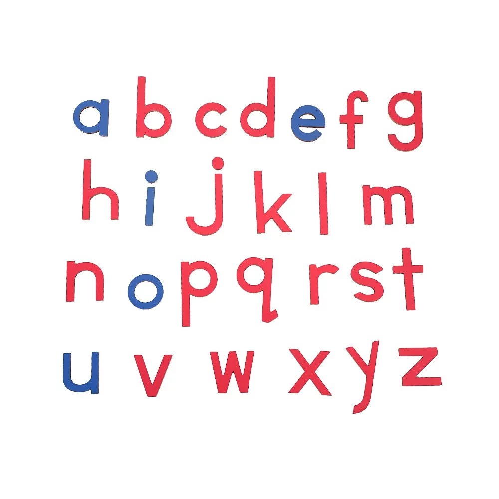 Treeyear Montessori Wooden Movable Alphabet with Box Preschool Spelling ...
