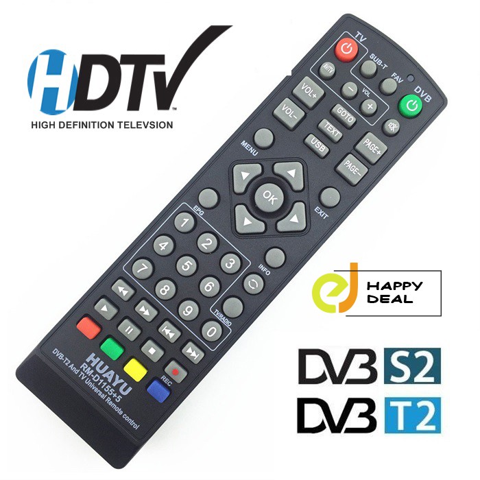 Top Box Replacement Remote Control For Decoder Digital Receiver Tunner ...