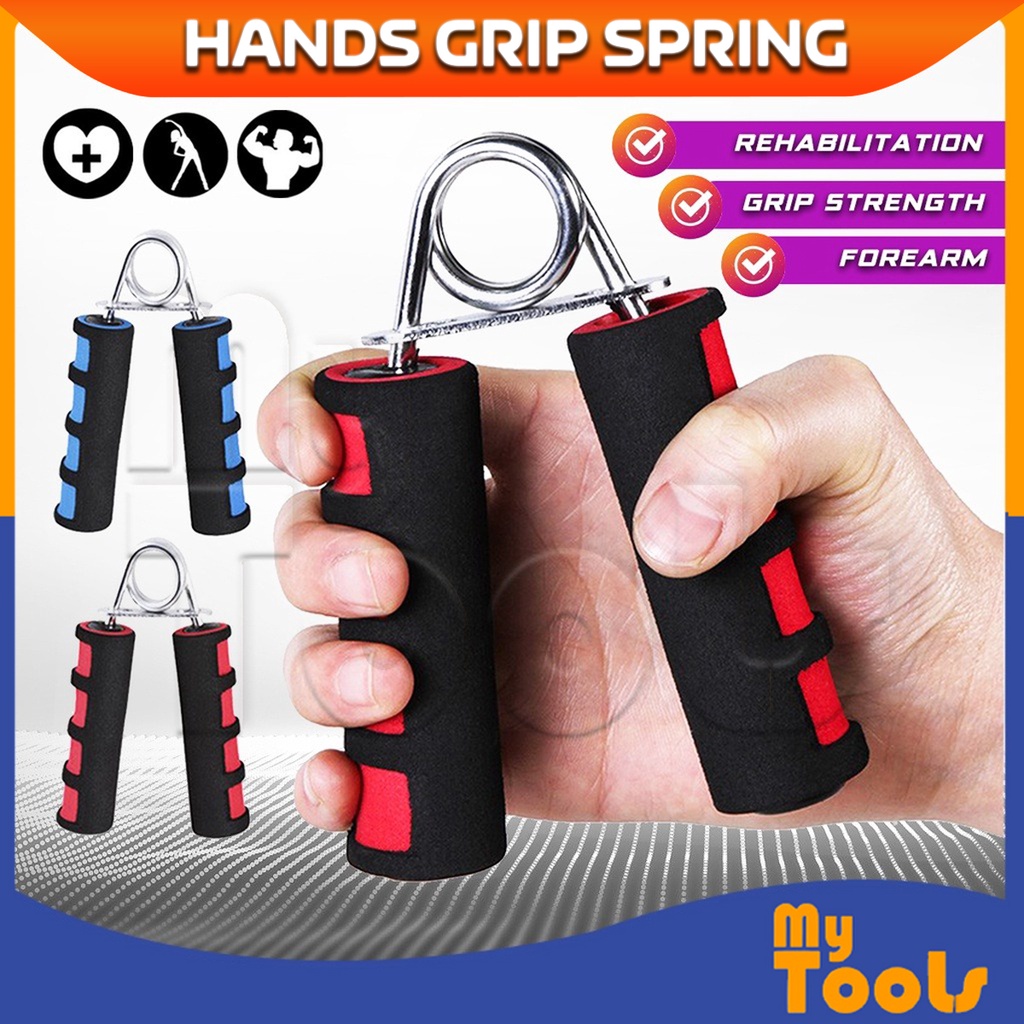 Mytools Spring Hand Gripper Hand Finger Forearm Exercise Chrome Steel ...