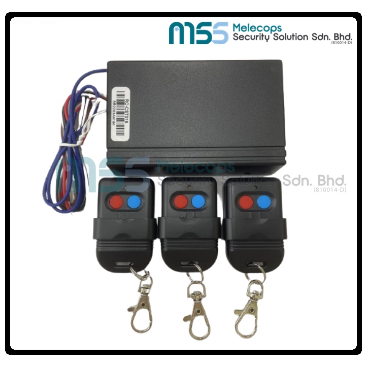 Autogate Remote Control Set 433MHZ Receiver + 3 Remote Control | Shopee ...