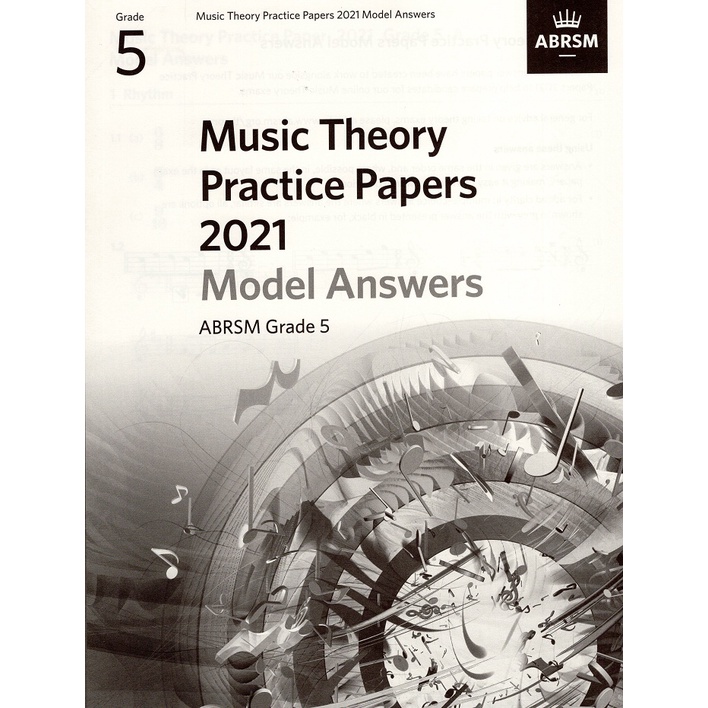 Music Theory Practice Papers Model Answers 2021 - Grade 5 New Product ...