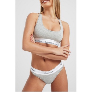 With chest pads - Calvins Kleins/CKs sexy sports bra + briefs set