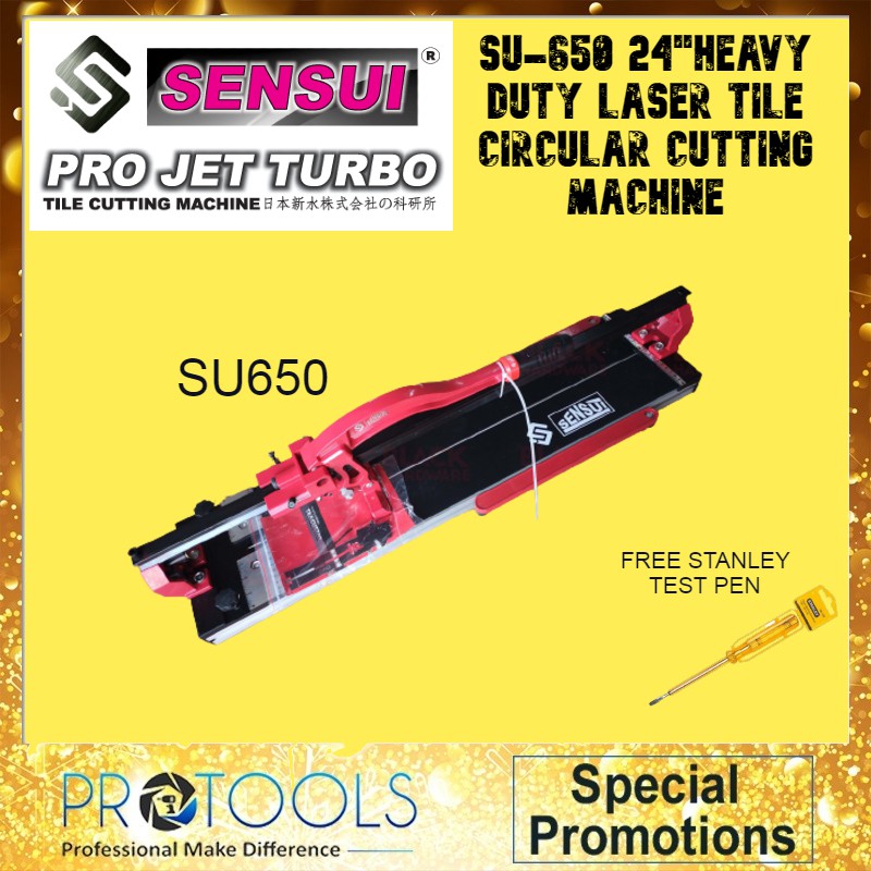 SENSUI PRO JET TURBO Laser Manual Tile Cutter SU650 / SU-800