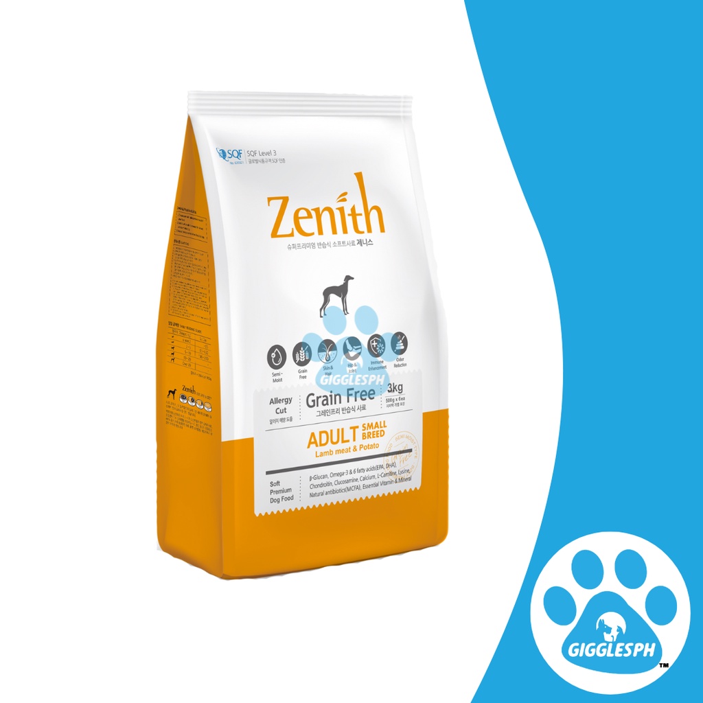 Zenith Dog Food for Small Breed(Lamb Meat and Potato) Grain Free 1.2kg