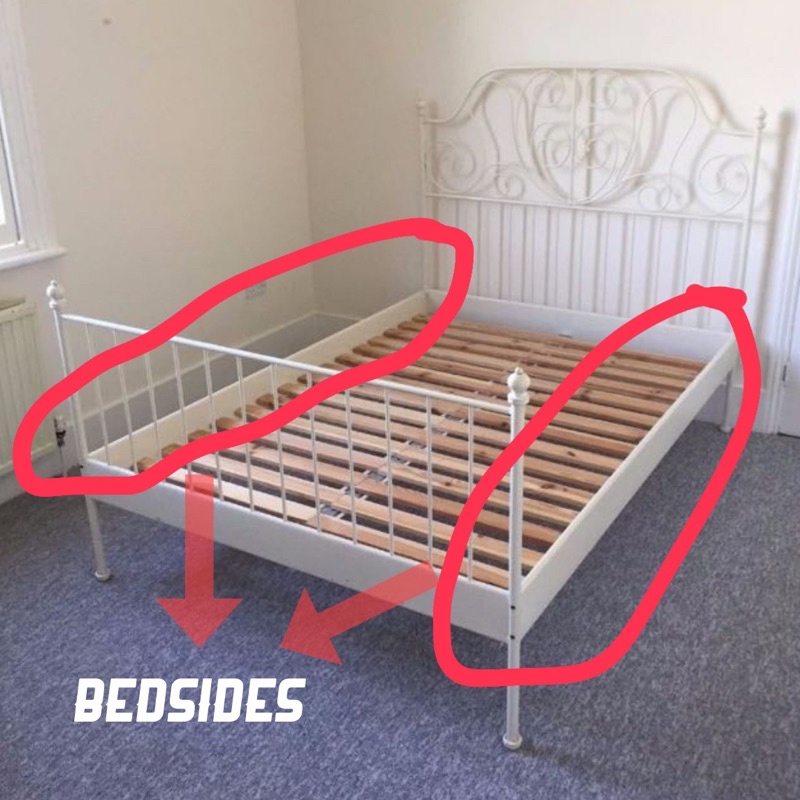 LEIRVIK/NESTTUN BEDSIDES SPARE PART / BESI TEPI KATIL LEIRVIK / BESI