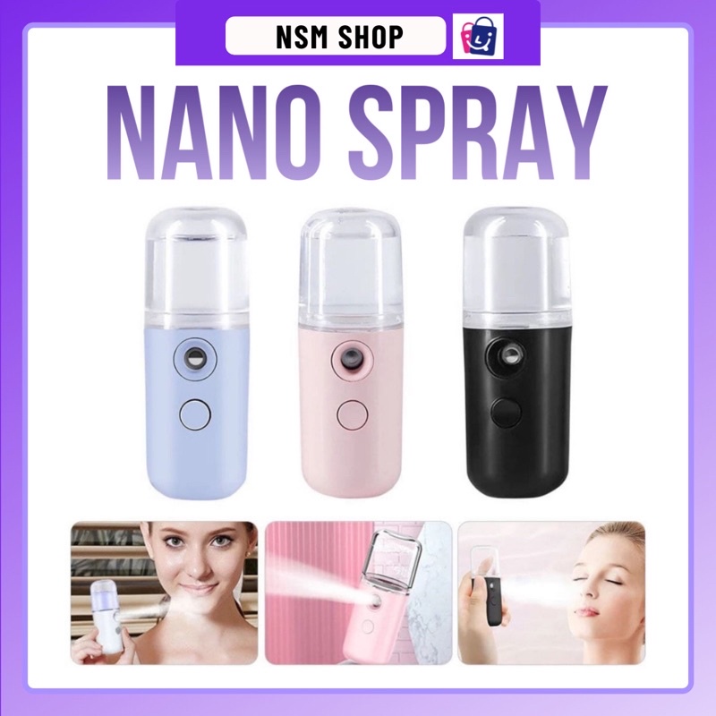 Portable Sanitizer Spray Machine Nano Mist Spray Gun Facial Steamer