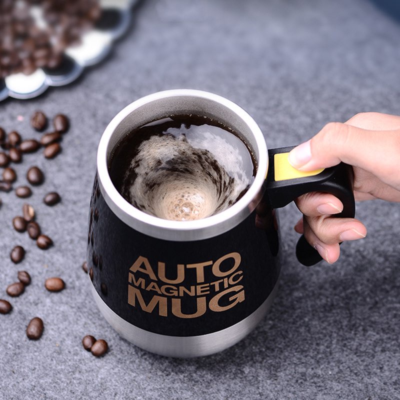 WREA Stirring Coffee Cup White Auto Mix Mug Battery Powered Coffee Stirring  Coffee Bottle Coffee Tumbler Coffee Mug for Coffee Travel Milk Tea Outdoor  