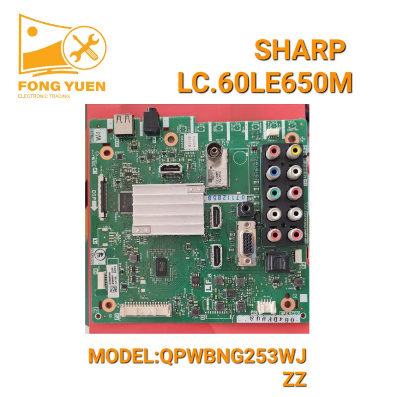 SHARP TV MAIN BOARD LC60LE650M Shopee Malaysia