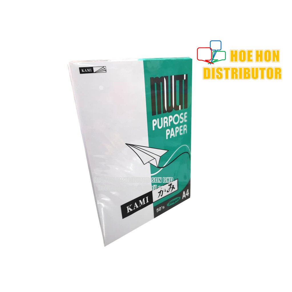 KAMI Multipurpose A4 Paper 200gsm 50 sheet | Shopee Malaysia