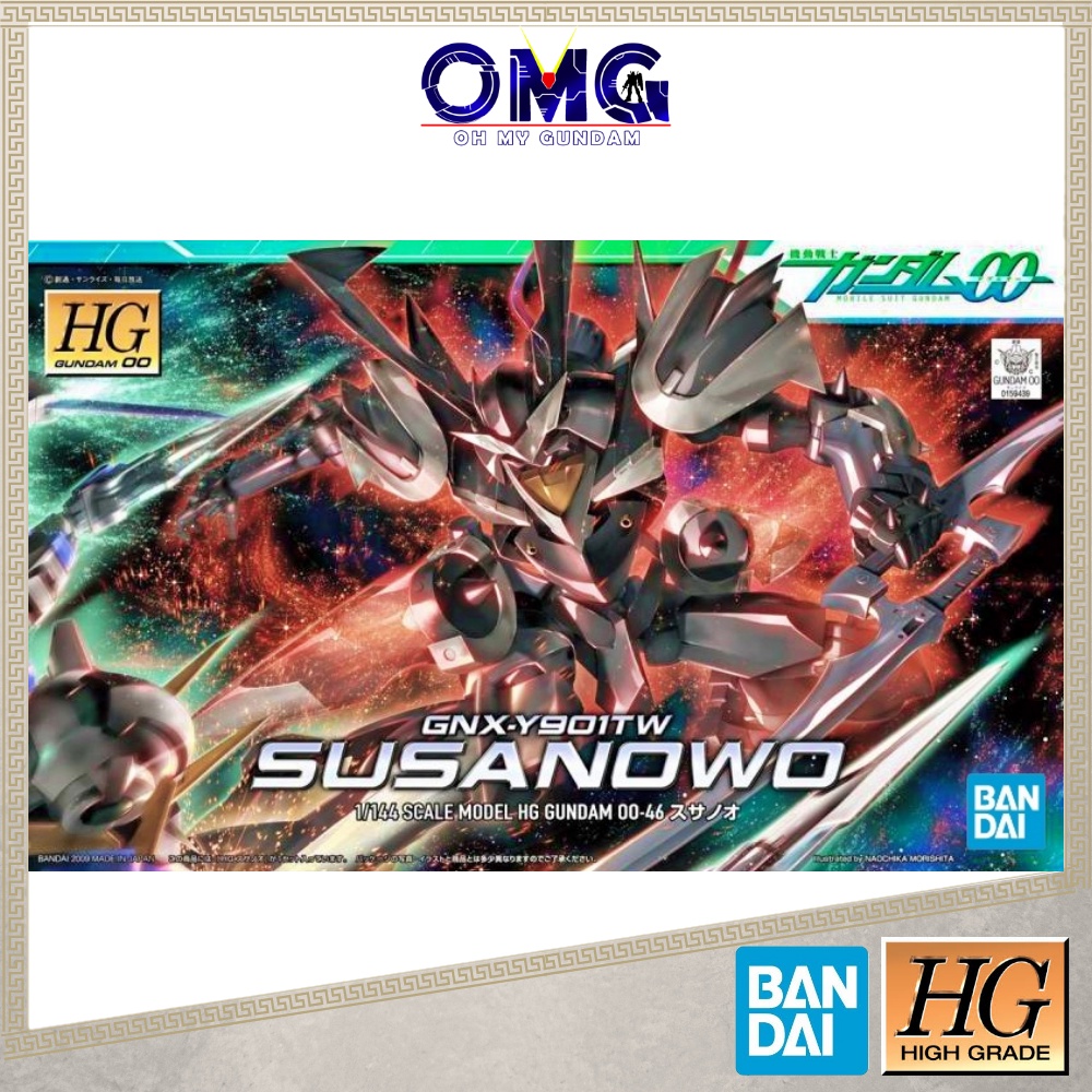 Bandai HG GNX-Y901TW Susanowo 60650 Gundam 00 1/144 Susanowo OO ...