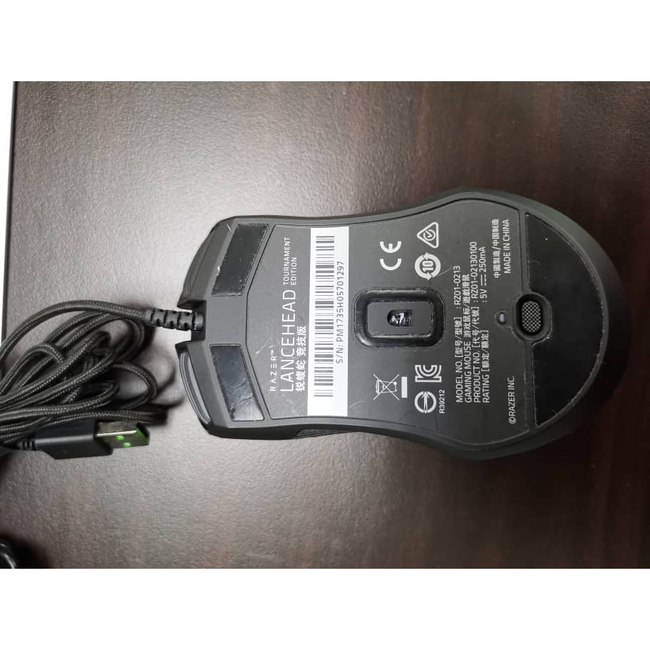 Razer Lancehead Tournament Edition Gaming Mouse (used/98% new/BLACK ...